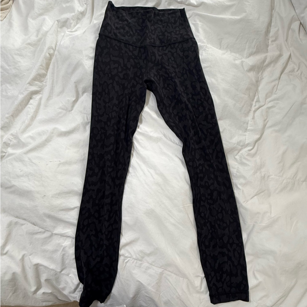 Lululemon Black Patterned Leggings